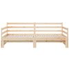 vidaXL Sof&aacute; cama extra&iacute;ble madera maciza de pino 2x(80x200) cm