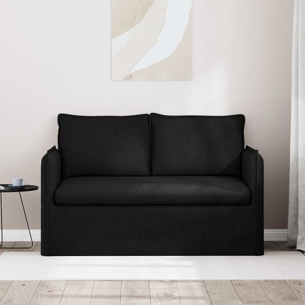 vidaXL Sof&aacute; 120cm Negro Metal