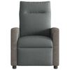 vidaXL Sill&oacute;n reclinable el&eacute;ctrico de tela gris oscuro