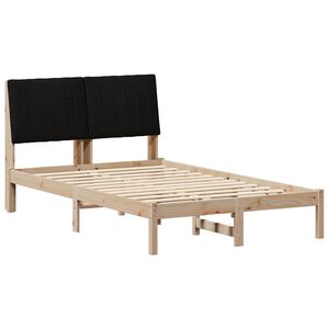 vidaXL Estructura de cama Marr&oacute;n 120 x 200 cm Madera de pino macizo