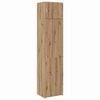 vidaXL Aparador 3 pcs Roble artesanal