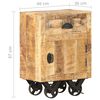 vidaXL Mesita de noche de madera maciza de mango 40x30x57 cm