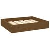 vidaXL Cama para perros madera maciza pino marr&oacute;n miel 51,5x44x9 cm