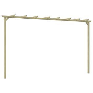 vidaXL P&eacute;rgola de jard&iacute;n madera de pino impregnada 360x200x60 cm