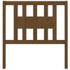 vidaXL Cabecero madera maciza de pino marrón miel 106x4x100 cm