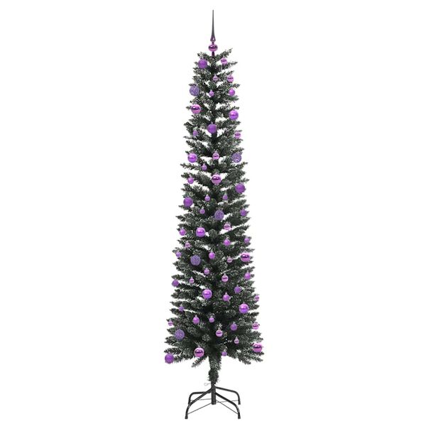 vidaXL &Aacute;rbol de Navidad artificial Verde 210 cm PVC, Pl&aacute;stico y Acero