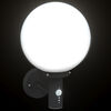 vidaXL Luz de pared exterior Negro 28 x 25 x 38 cm
