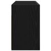 vidaXL Mueble de pared de ba&ntilde;o madera ingenier&iacute;a negro 80x25x40 cm