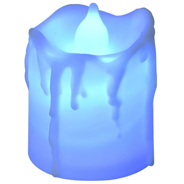 vidaXL Velitas LED el&eacute;ctricas sin llama 24 uds colorido