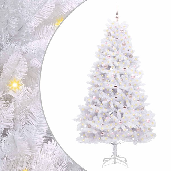 vidaXL &Aacute;rbol de Navidad artificial con ramas articuladas 240 cm
