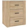 vidaXL Mesita de noche madera contrachapada roble sonoma 50x36x60 cm