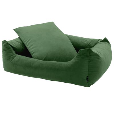 Madison Cama para perros Velvet verde 80x67x22 cm