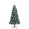 vidaXL &Aacute;rbol de Navidad Artificial Pre-iluminado con Juego de Bolas