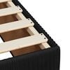 vidaXL Cama box spring con colch&oacute;n terciopelo negro 90x200 cm