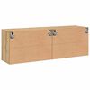 vidaXL Muebles de TV de pared 2 unidades roble artisian 80x30x41 cm