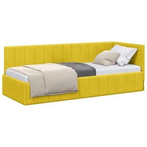 vidaXL Estructura de cama en esquina Amarillo 80 cm x 200 cm