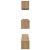 vidaXL Conjunto de mueble de TV 7 pcs Roble artesanal