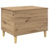 vidaXL Armario de Noche Roble artesanal 60 x 44,5 x 45 cm