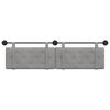 vidaXL Cabecera Colgante Gris Claro 190 x 55 x 7 cm Terciopelo