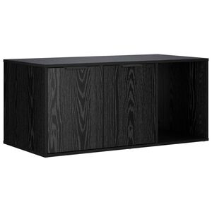 vidaXL Mueble Transport&iacute;n para Gatos Roble Negro 100 x 49 x 45 cm