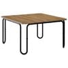 vidaXL Mesa de centro Roble artisan 100 x 100 x 45 cm