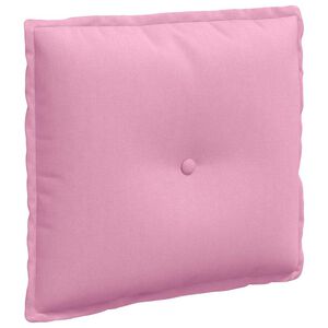 vidaXL Coj&iacute;n de Espalda Rosa 50 x 19 x 45 cm tela