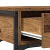 vidaXL Mesa Consola con caj&oacute;n Madera vieja 72.5 x 25 x 75 cm