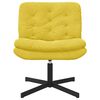 vidaXL Sill&oacute;n Relax giratorio Amarillo 63 x 75 x 76 cm Terciopelo