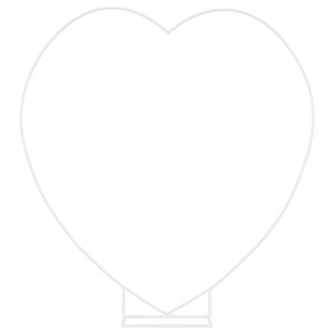 vidaXL Arco de Boda Blanco 195 x 35 x 211 cm Acero