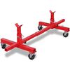 vidaXL Gato de Caballete Rojo