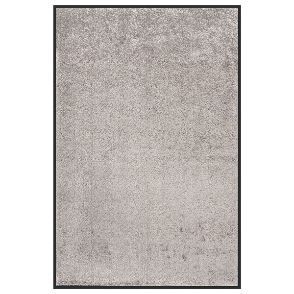 vidaXL Felpudo gris 80x120 cm