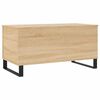 vidaXL Mesa de centro madera contrachapada roble Sonoma 90x44,5x45 cm
