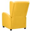 vidaXL Sillón de masaje eléctrico tela amarillo