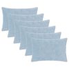 vidaXL Funda de almohada 6 uds. HEERLEN Azul Claro 30 x 50 cm