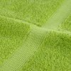 vidaXL Toallas de ducha SOLUND 4 uds verde manzana 70x140 cm 600 gsm