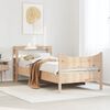 vidaXL Estructura de cama con cabecero madera maciza pino 75x190 cm