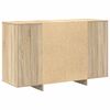 vidaXL Vitrina Roble Sonoma 120 x 41 x 75 cm Madera contrachapada