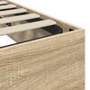 vidaXL Estructura de Cama Ottoman Roble Sonoma 193 x 120 x 25 cm