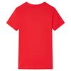 Camiseta infantil rojo 104