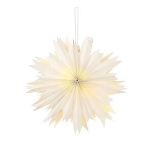 vidaXL Iluminaci&oacute;n Navide&ntilde;a RAAHE 10 LED Blanco C&aacute;lido 60 x 20 x 60 cm