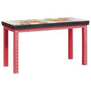 vidaXL Mesa Auxiliar 2 pcs Multicolor