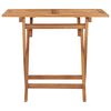 vidaXL Set de comedor de jard&iacute;n plegable 5 pzas madera maciza de teca