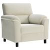 vidaXL Sof&aacute; Crema 94 x 85 x 93 cm Terciopelo
