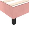 vidaXL Cama box spring con colch&oacute;n terciopelo rosa 90x200 cm