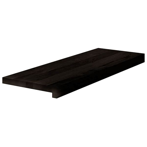 vidaXL Pelda&ntilde;os de escalera 16 uds madera maciza roble marr&oacute;n oscuro