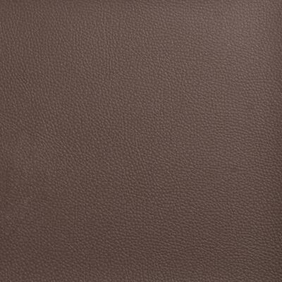 vidaXL Reposapiés de cuero sintético marrón 60x50x41 cm