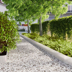 vidaXL Borde de C&eacute;sped 30 uds. 20 x 103 cm Acero inoxidable Plateado