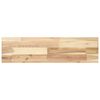 vidaXL Estante flotante madera maciza de acacia sin tratar 80x20x4 cm