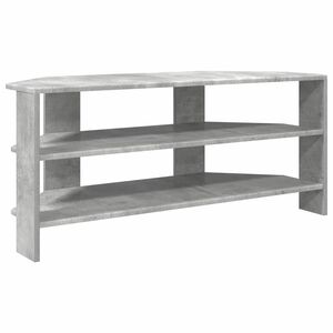 vidaXL MuebledeTVdeesquina Gris Concreto 102x40,5x45cm