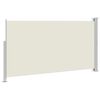 vidaXL Toldo lateral retr&aacute;ctil de jard&iacute;n color crema 170x300 cm
